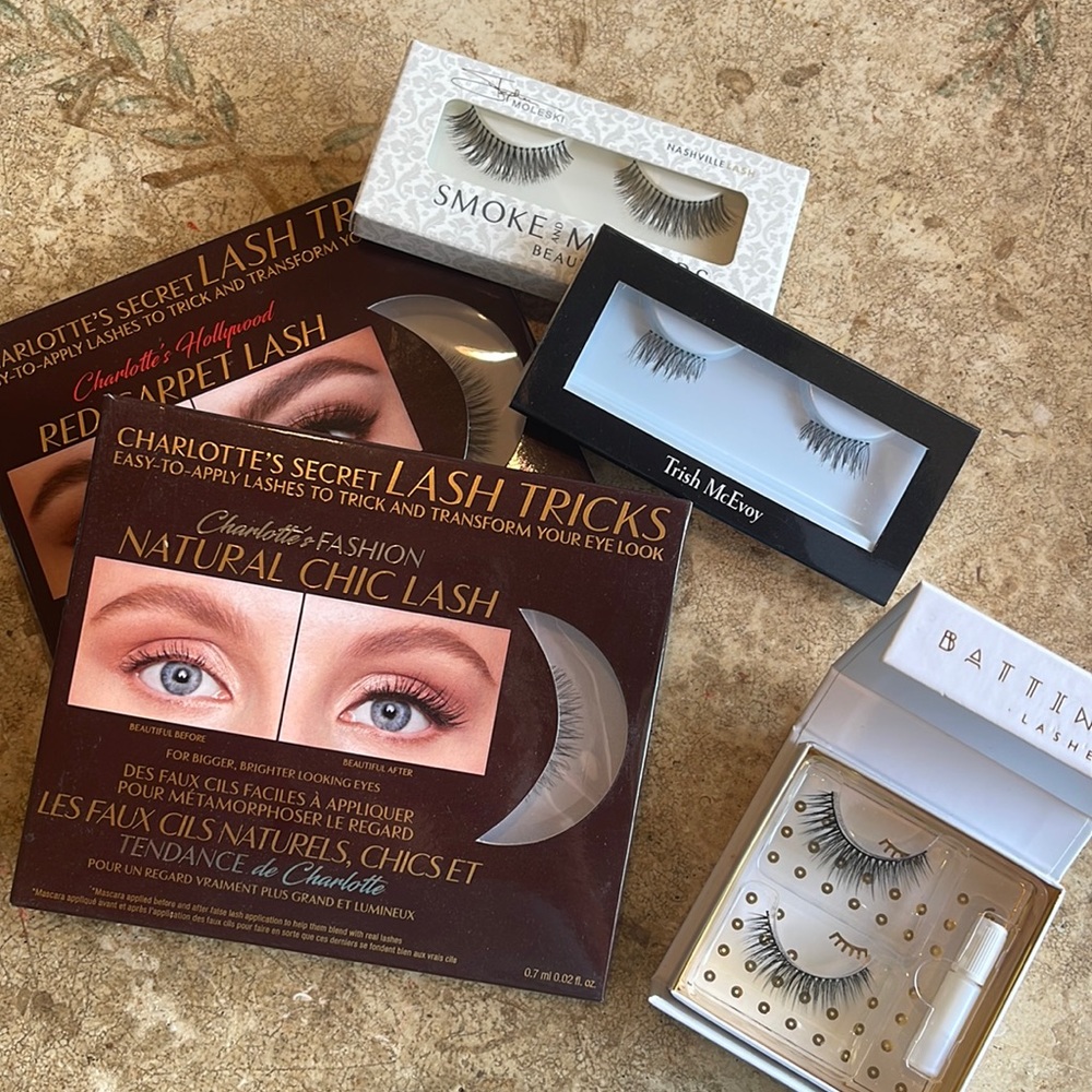 NEW eyelashes - Trish McEvoy & Charlotte Tilbury